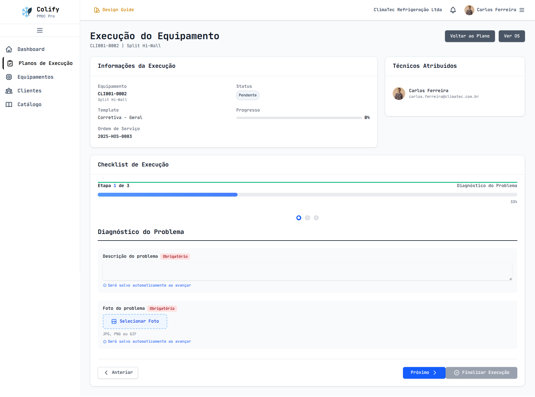 Checklists Estruturados